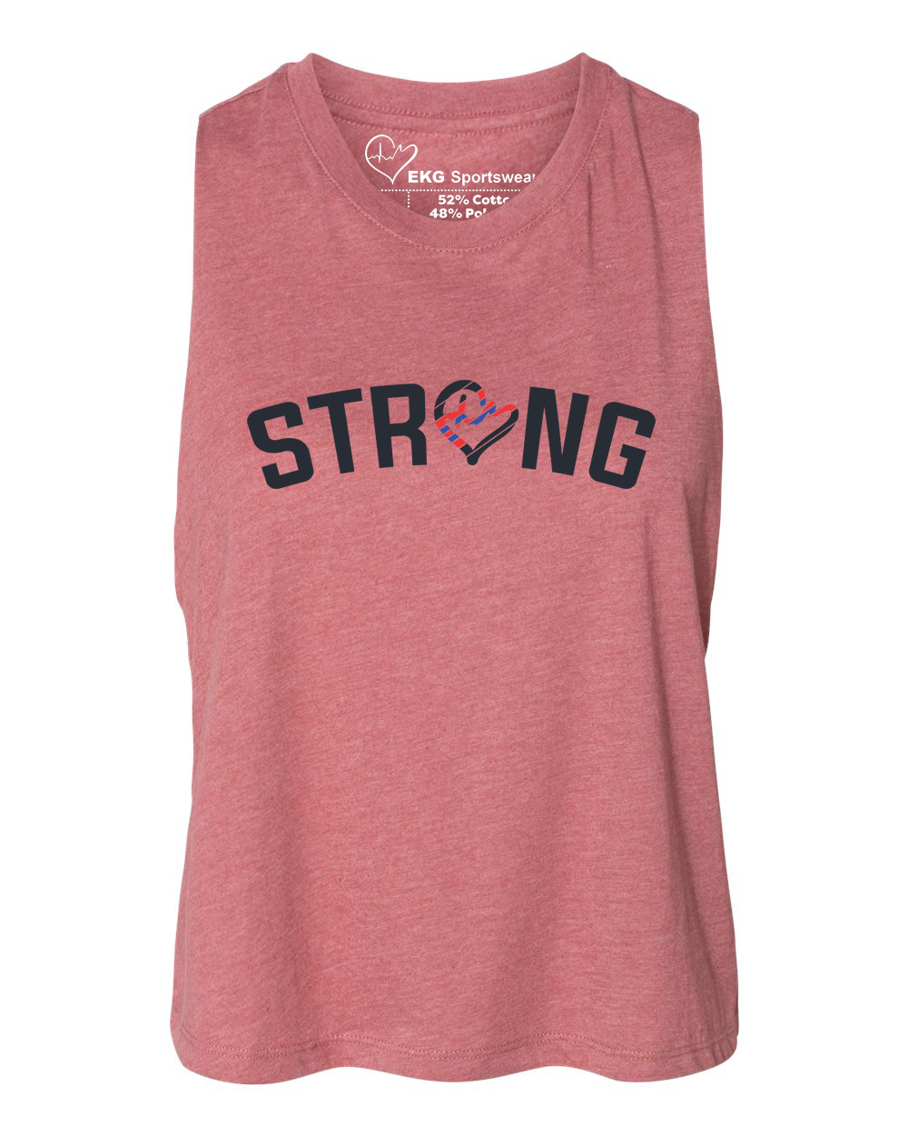 Strong Racerback Cropped Tank