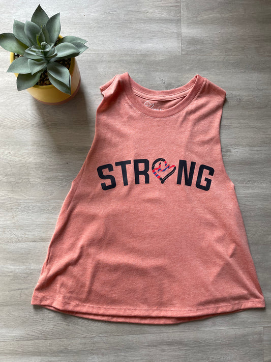 Strong Racerback Cropped Tank